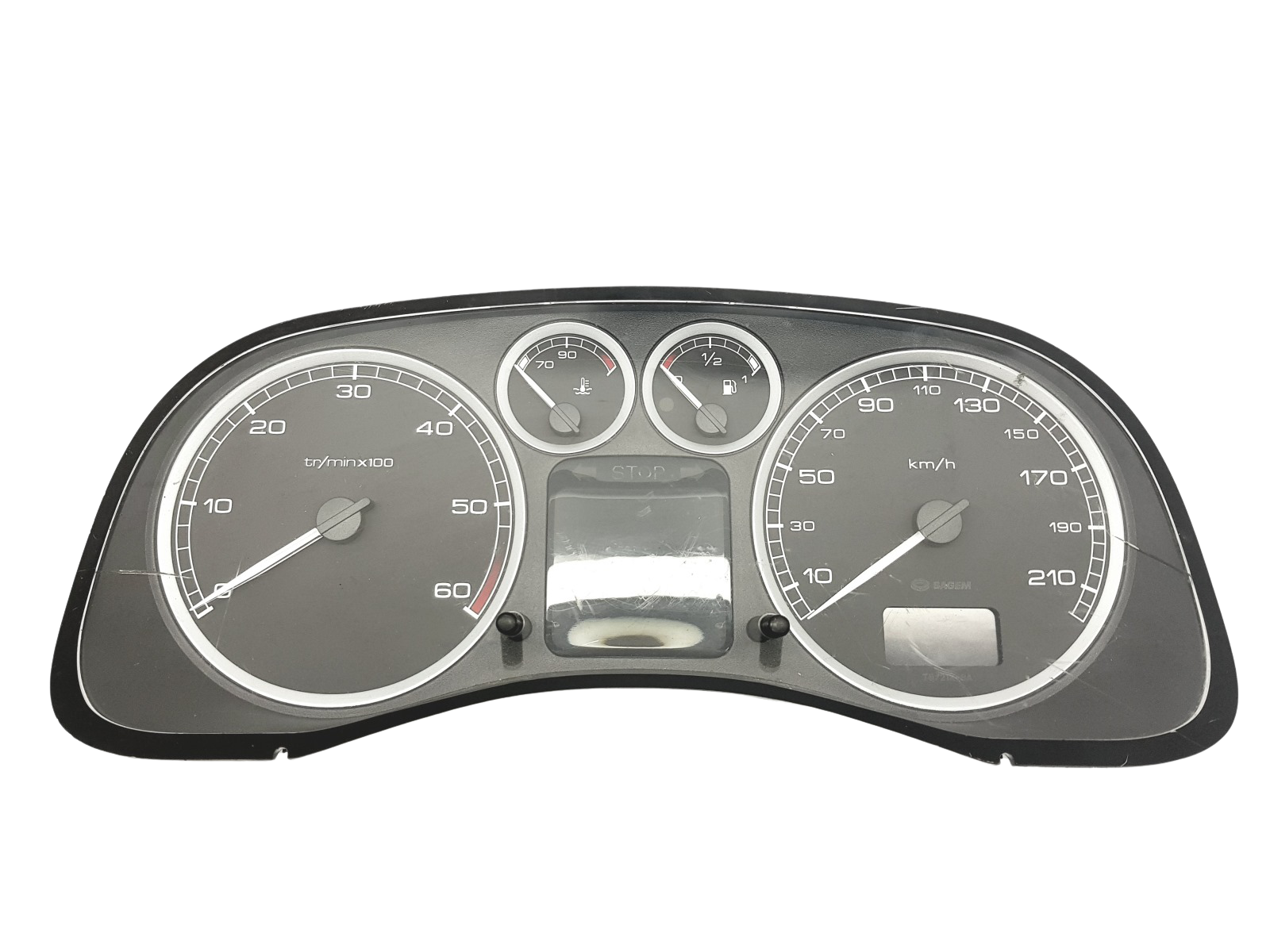 Tacho Kombiinstrument Peugeot 307 9651299680 E 01 43668 main product photo