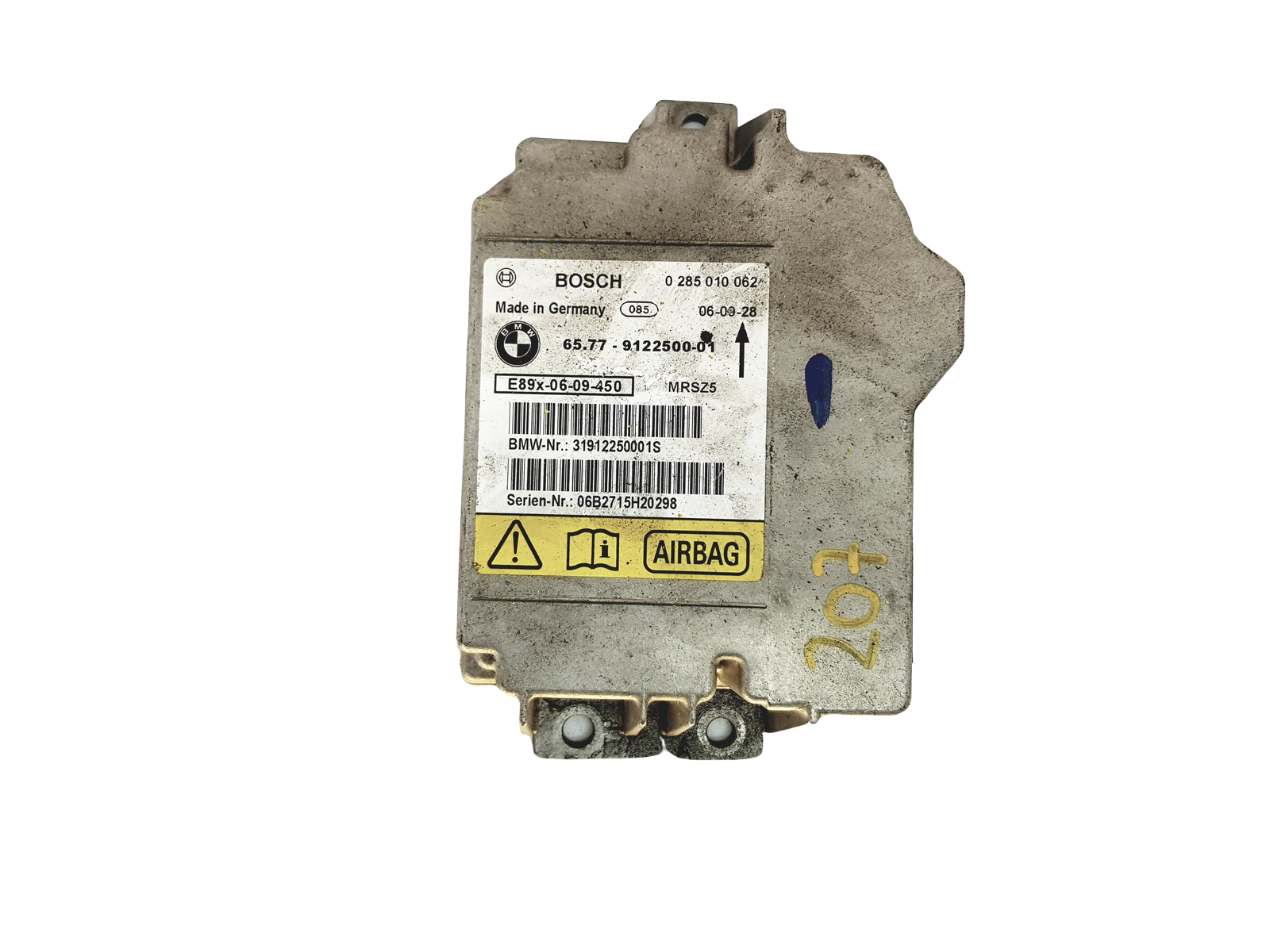 Steuergerät Moduł 65.77-9122500-01 0285010062 BMW Bosch 23112 main product photo