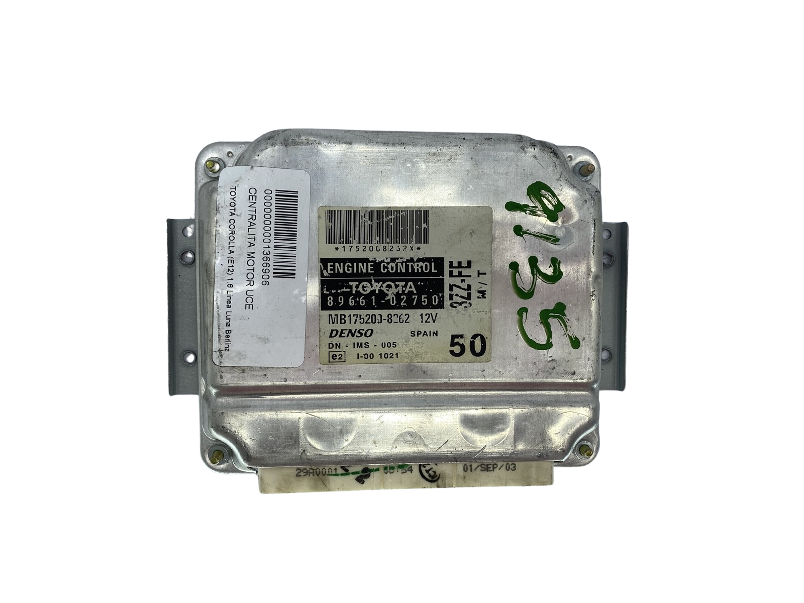 Steuergerät 89661-02750 MB175200-8262 Toyota Denso 63774 main product photo