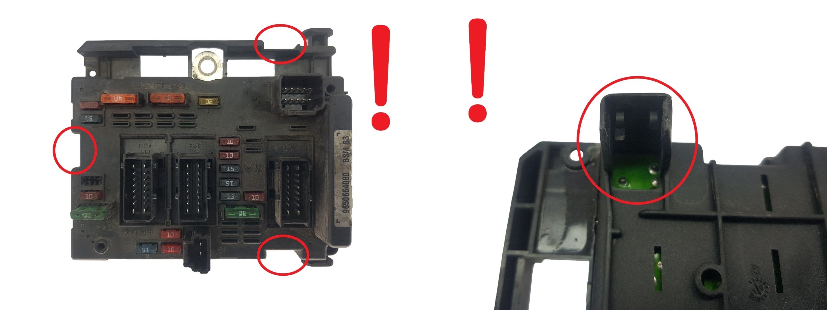 Steuergerät BSM B3 9650664080 PSA Delphi 1838 main product photo