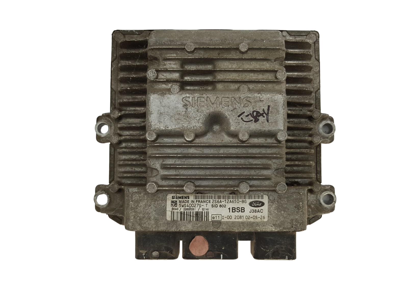 Steuergerät 2S6A-12A650-BG 5WS40027G-T SID 802 Ford Siemens 16367 main product photo
