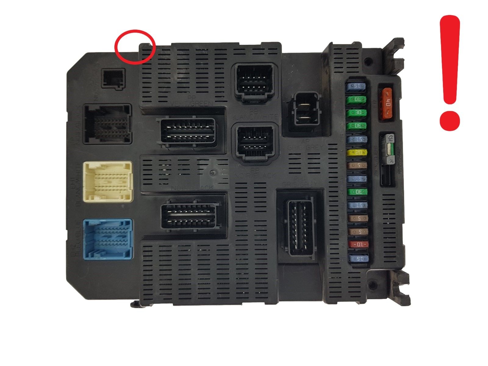 Steuergerät BSI 2004 P10-00 9664156780 PSA Valeo 1744 main product photo