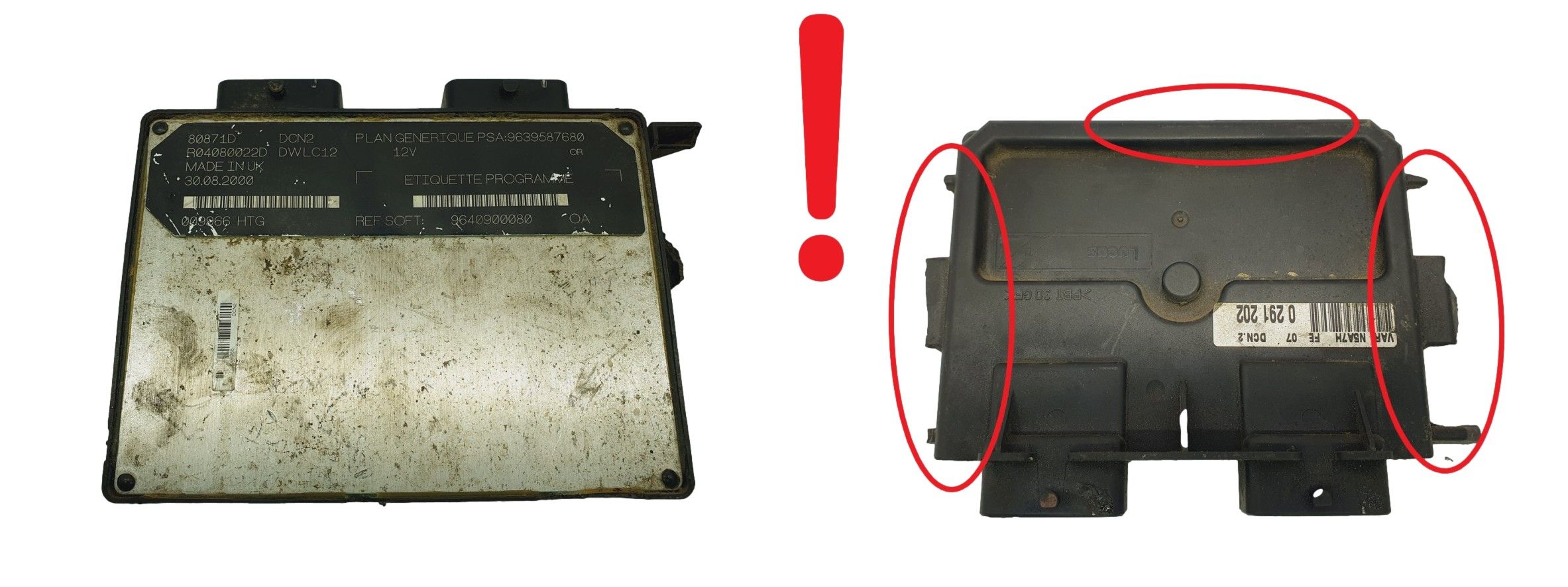 Steuergerät 9639587680 9640900080 R04080022D 80871D PSA Lucas 68265 main product photo
