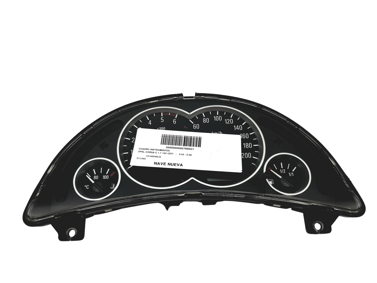 Tacho Kombiinstrument Opel Corsa C 13140245LQ 110080226010 56580 main product photo