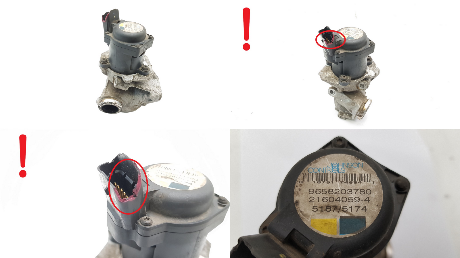 Agr-Ventil 9658203780 21604059-4 1618N8 1.4 HDI PSA Ford main product photo