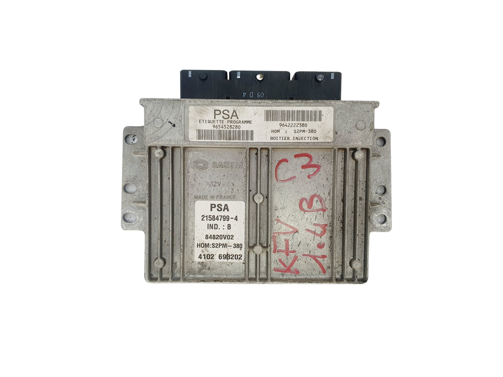 Steuergerät 9654528280 9642222380 21584799-4 PSA Sagem 35898 main product photo