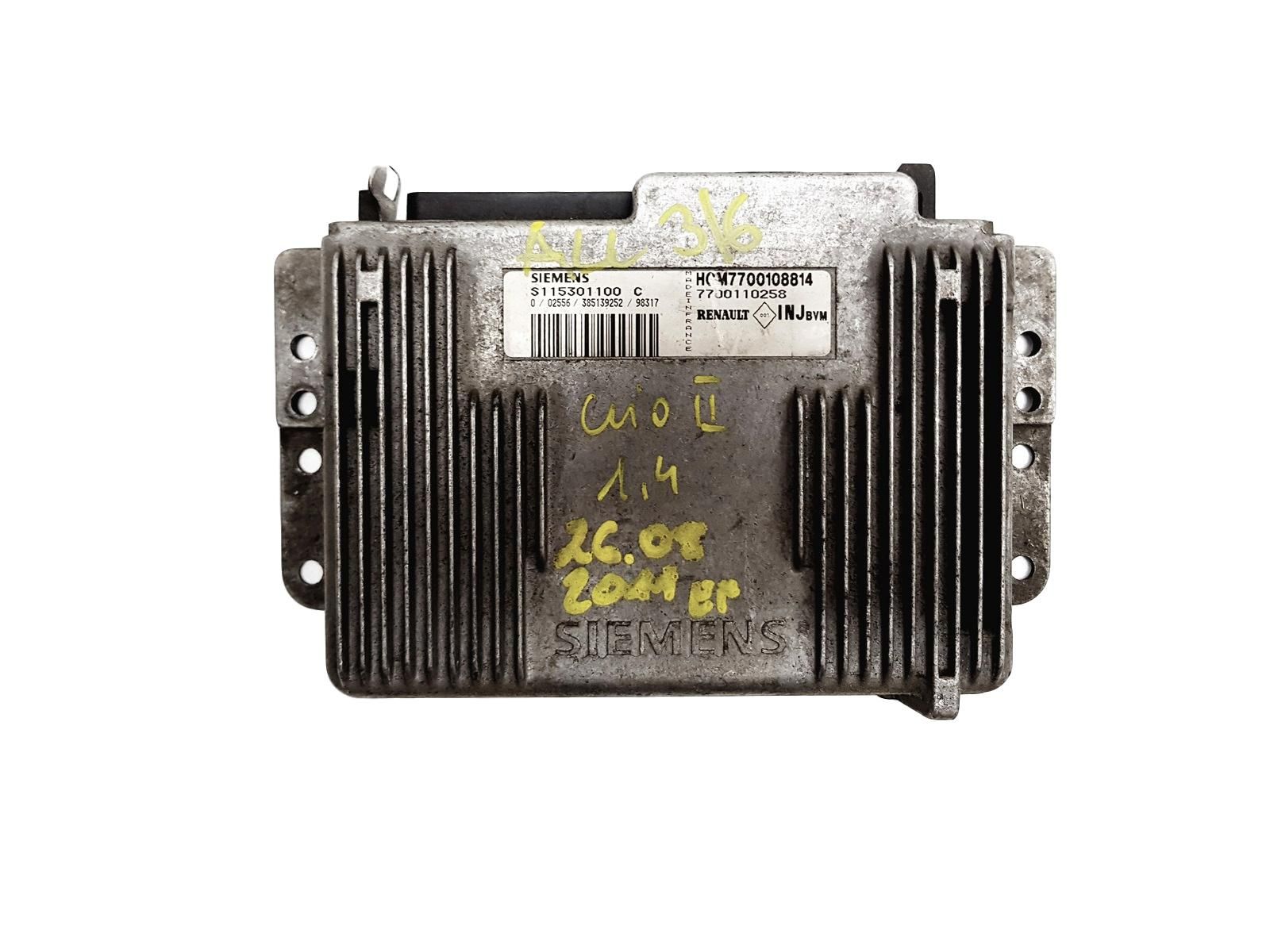 Steuergerät S115301100C 7700108814 7700110258 Renault Siemens 4666 main product photo
