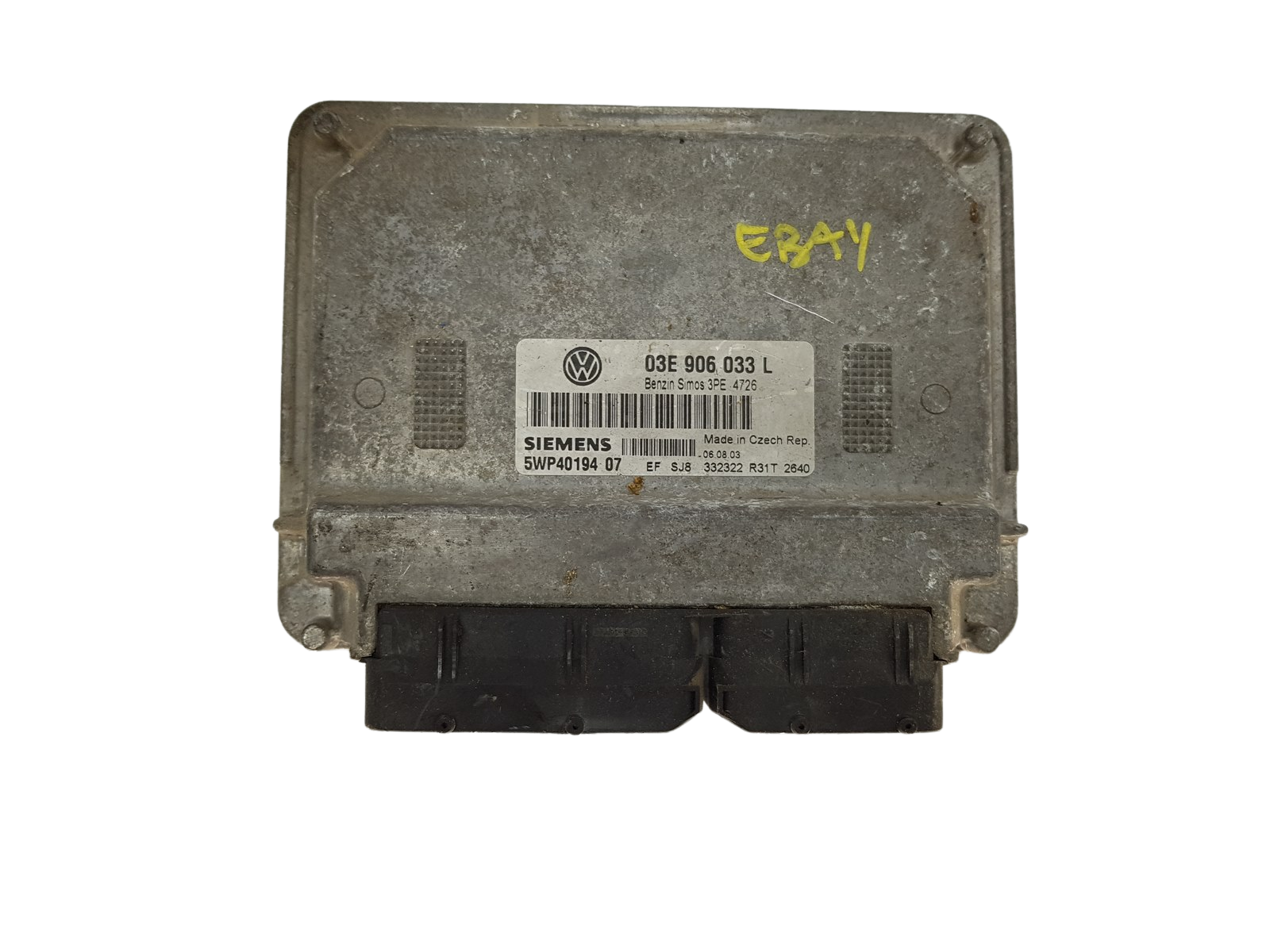 Steuergerät 03E906033L 5WP40194 07 VW Siemens 16271 main product photo