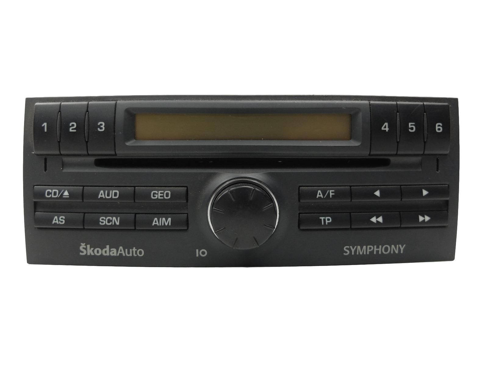 Cd-Radio Skoda Fabia 6Y0035156E SKZAZ9F Symphony main product photo