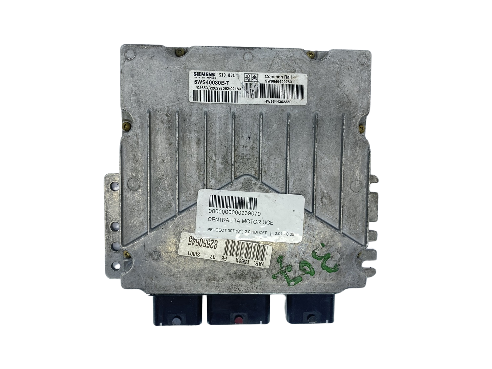 Steuergerät 5WS40030B-T 9646449280 9644302380 PSA Siemens 63236 main product photo