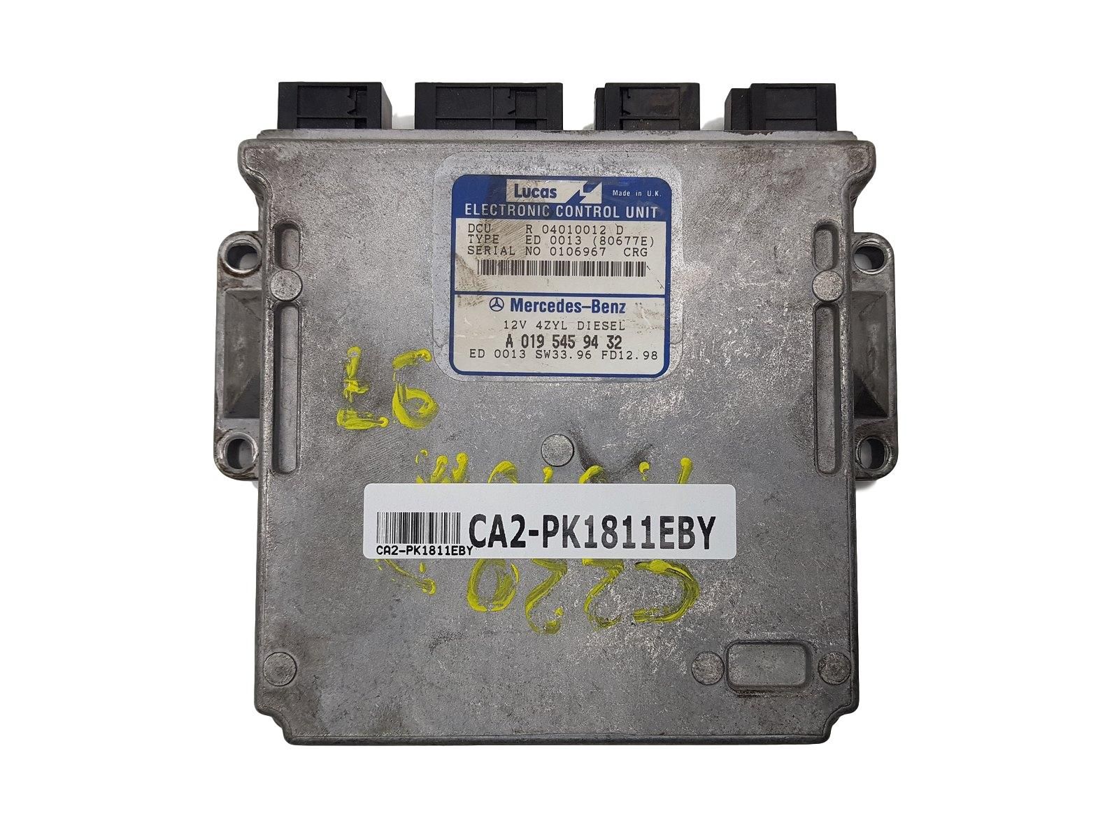 Motorsteuerung A0225455432 R04010023A Mercedes 1812 main product photo