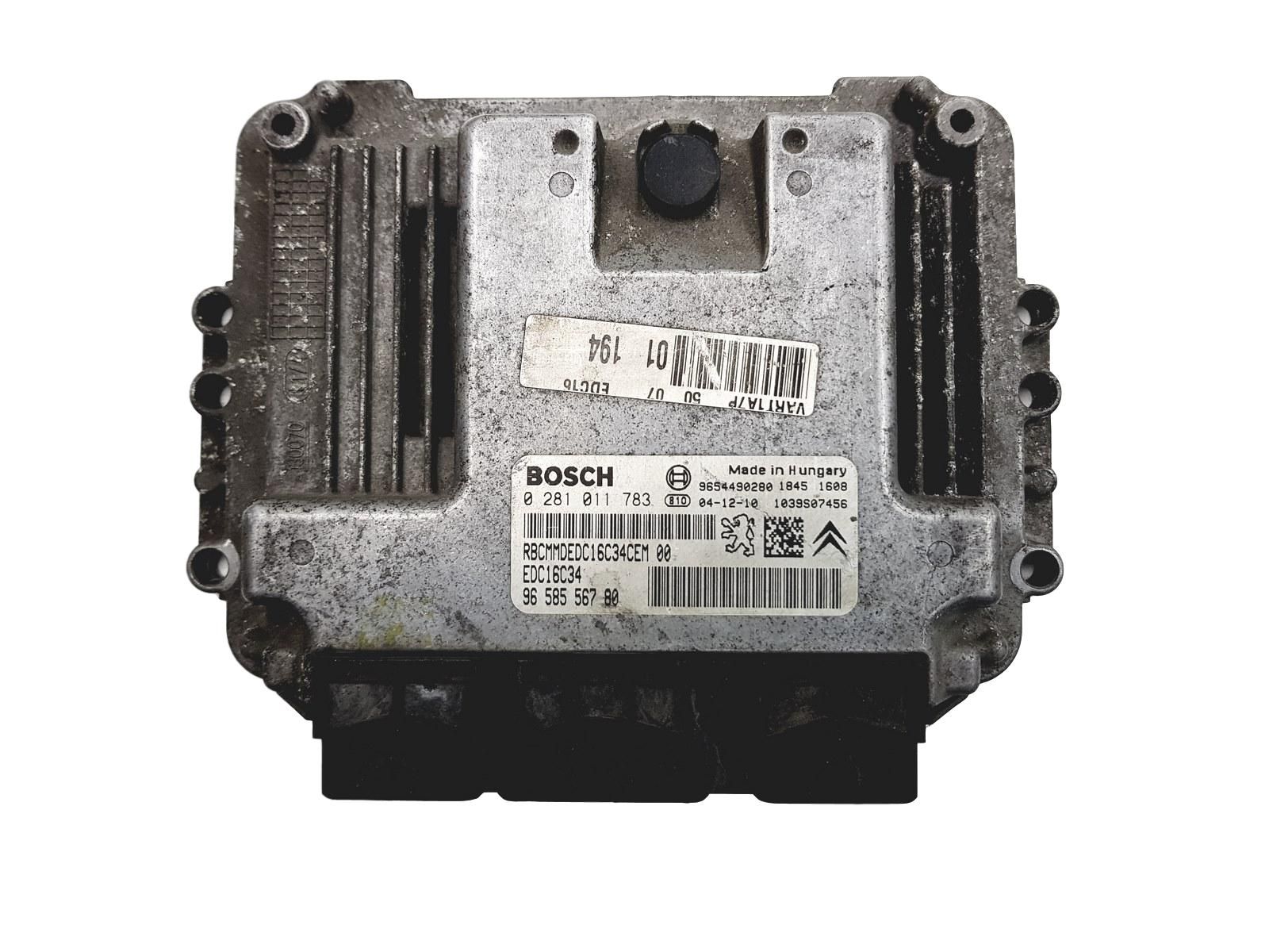 Steuergerät 0281011783 9658556780 9654490280 PSA Bosch 3052 main product photo