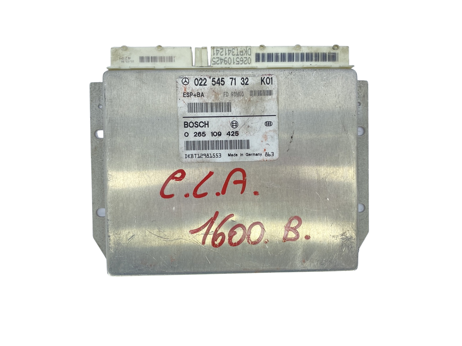 Steuergerät ESP Mercedes 0225457132 K01 0265109425 Bosch 54134 main product photo
