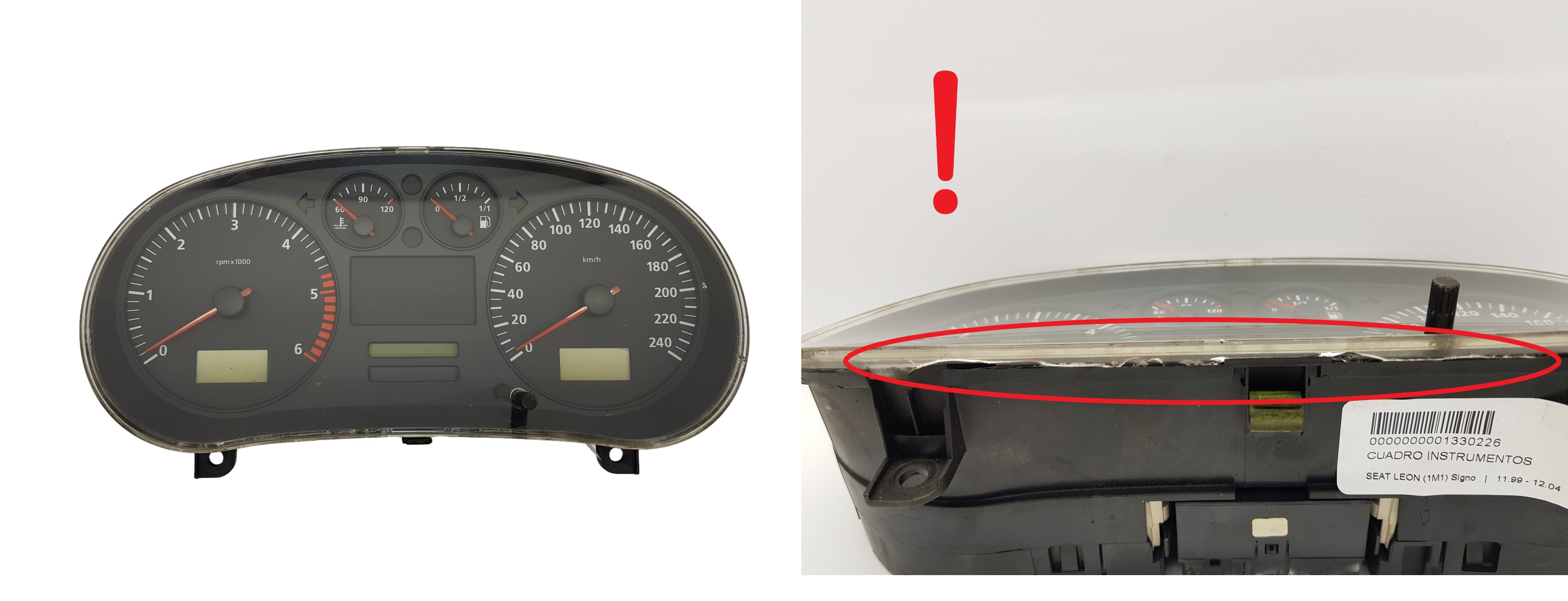 Tacho Kombiinstrument Seat Leon Toledo 1M0920821B main product photo