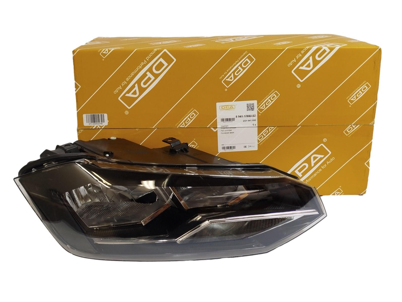 Scheinwerfer Rechts Für VW Polo 2G1941006 89411789302 DPA main product photo