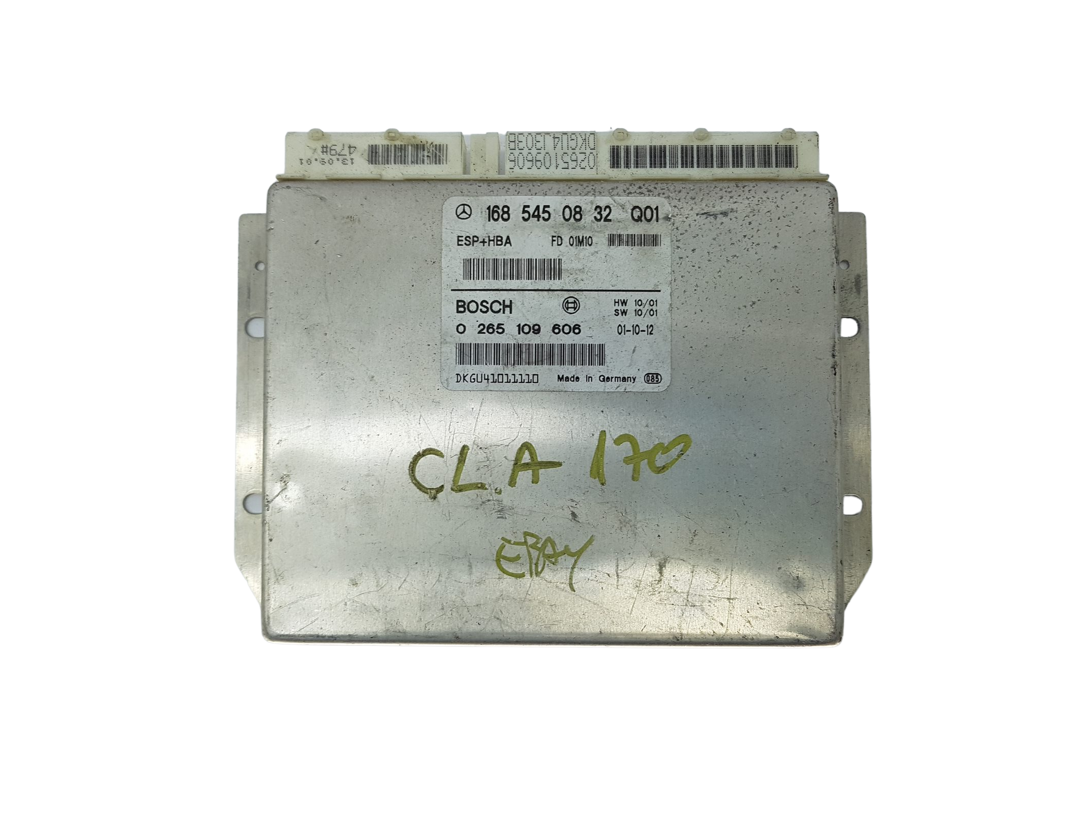 Steuergerät 1685450832 Q01 0265109606 Mercedes Bosch 15970 main product photo