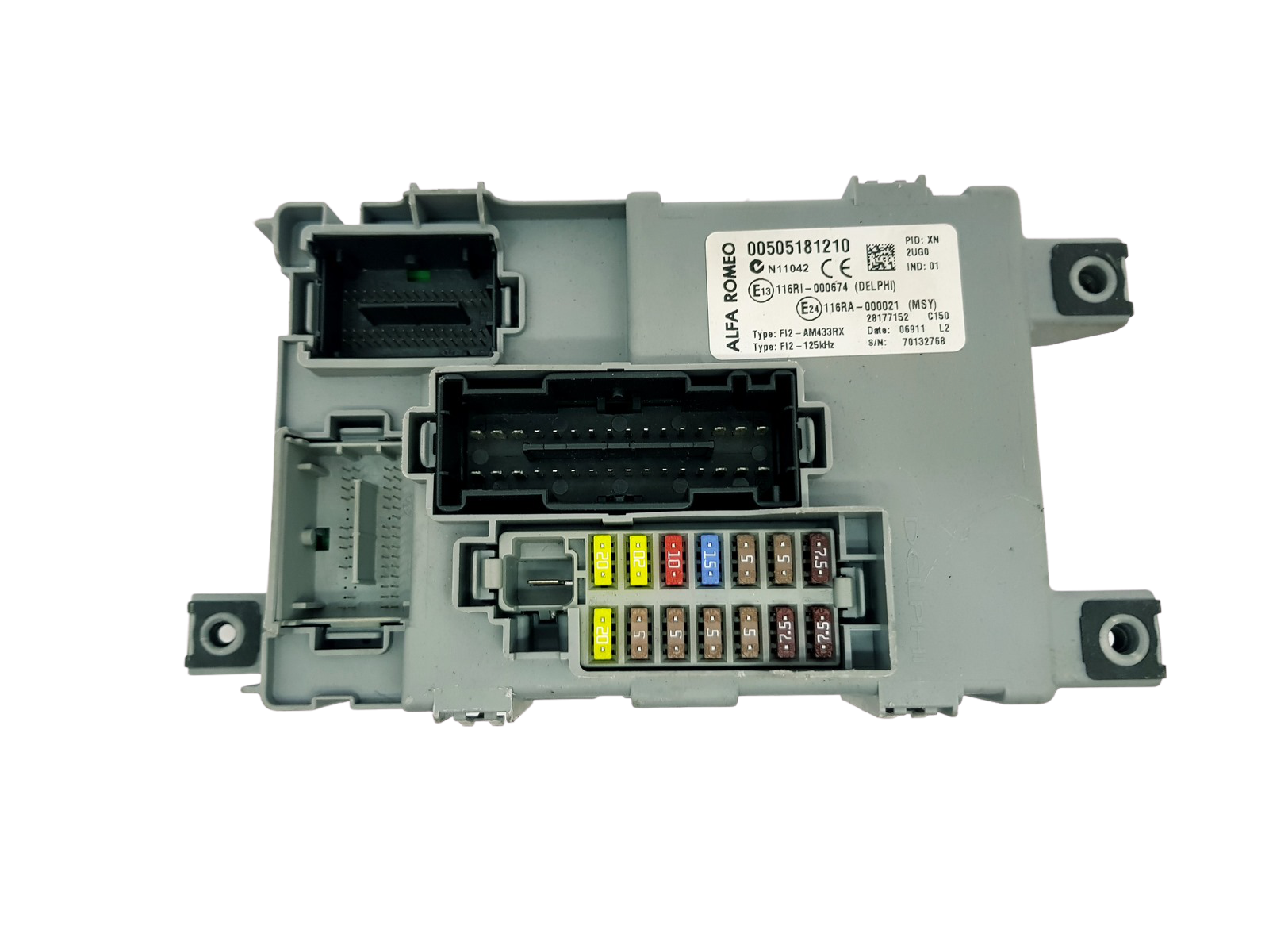 Steuergerät Moduł 00505181210 28177152 Fiat Delphi main product photo