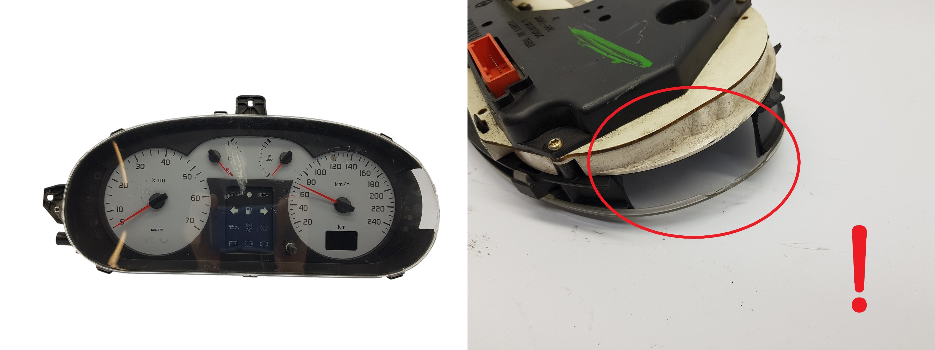 Tacho Kombiinstrument Renault Scenic 1 7700428718 A 1575 main product photo