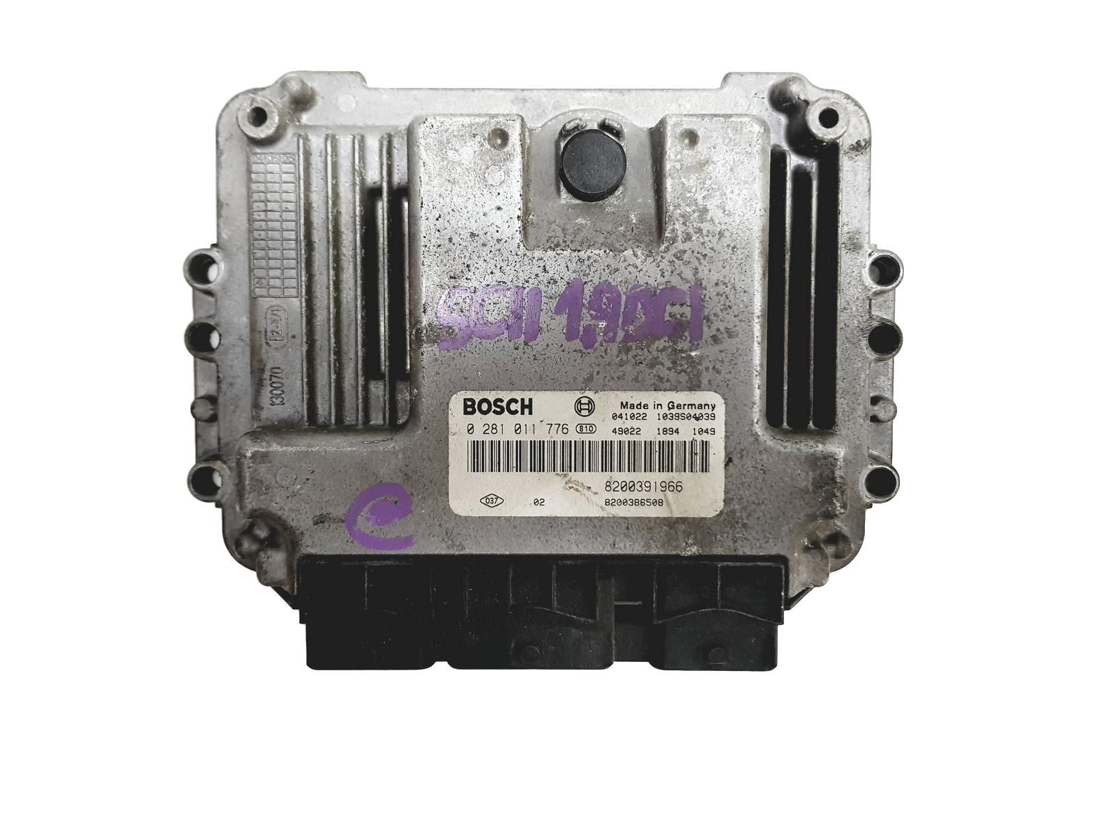 Steuergerät 0281011776 8200391966 8200386508 Renault Bosch 12375 main product photo