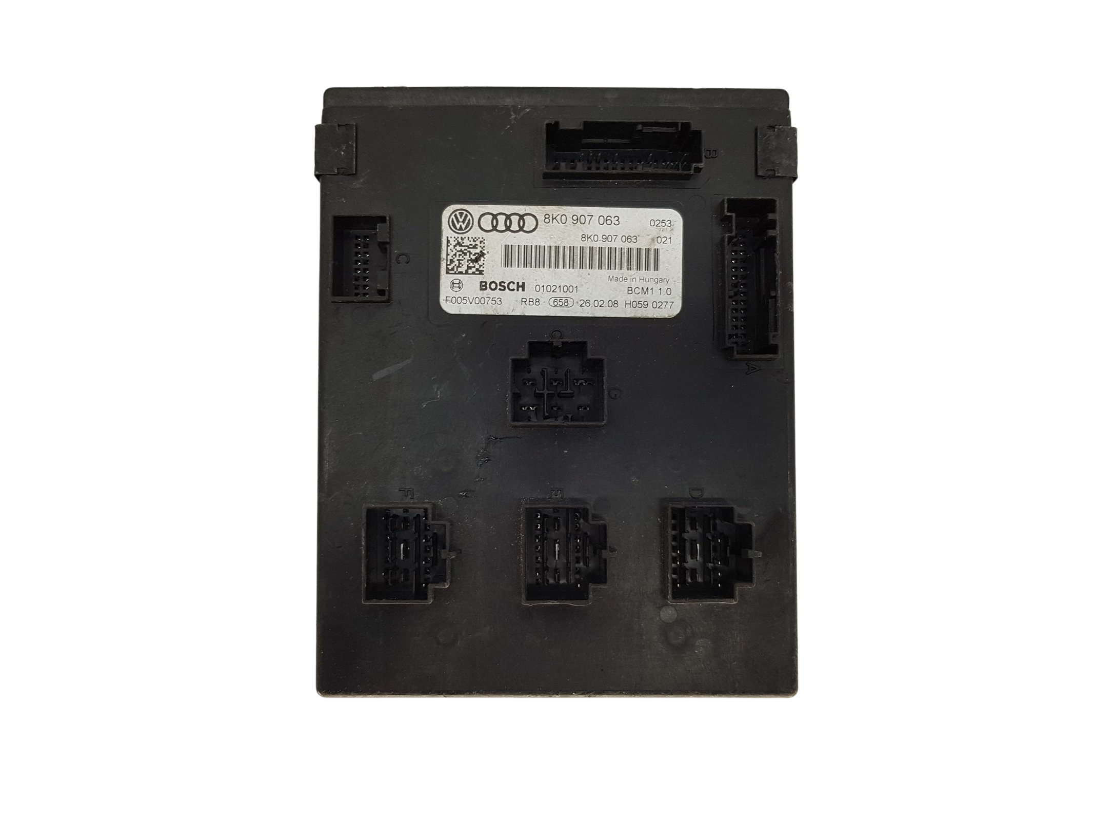 Steuergerät BCM F005V00753 8K0907063 01021001 Audi Bosch main product photo