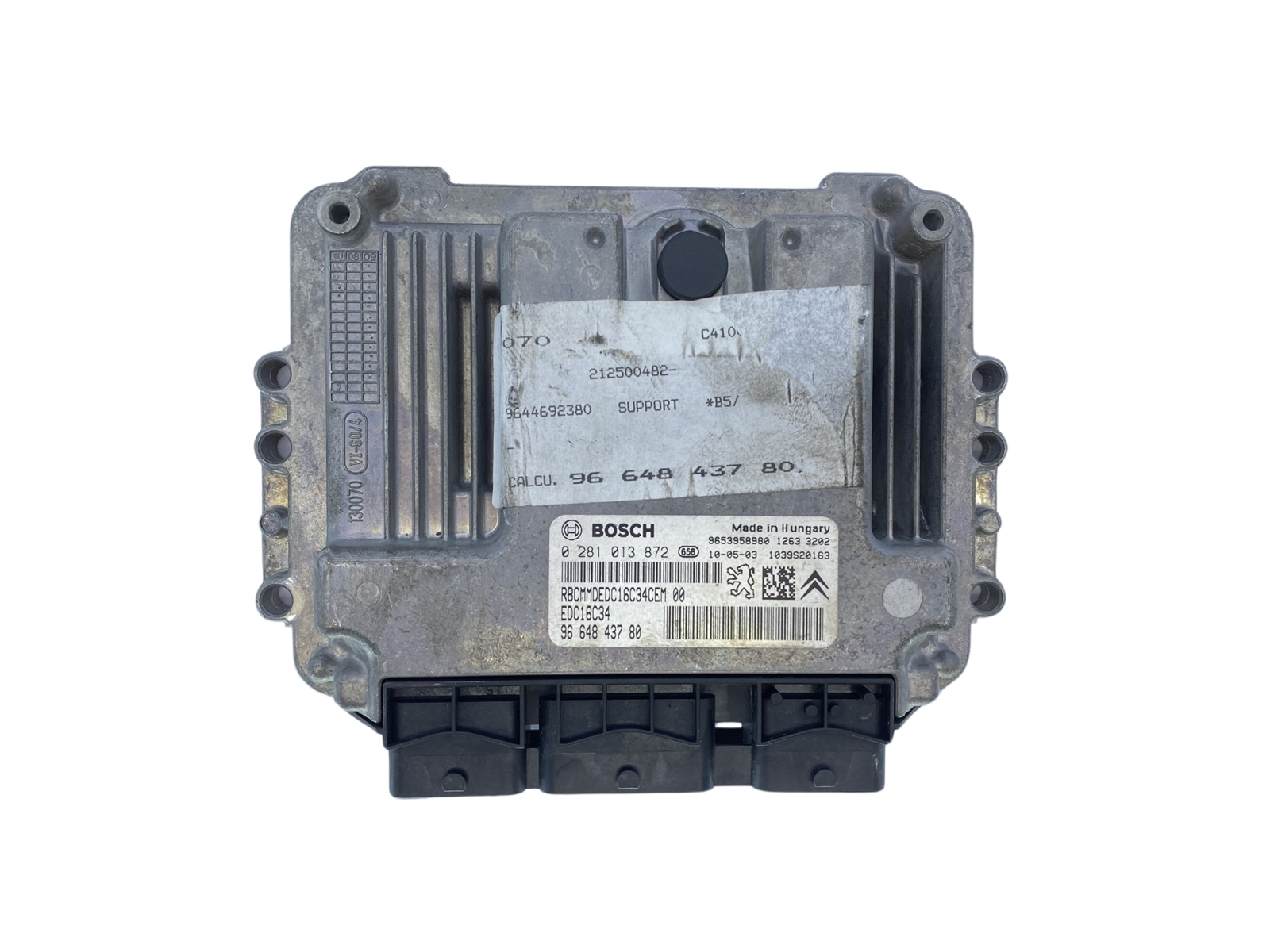 Steuergerät 0281013872 9664843780 9653958980 PSA Bosch 62886 main product photo