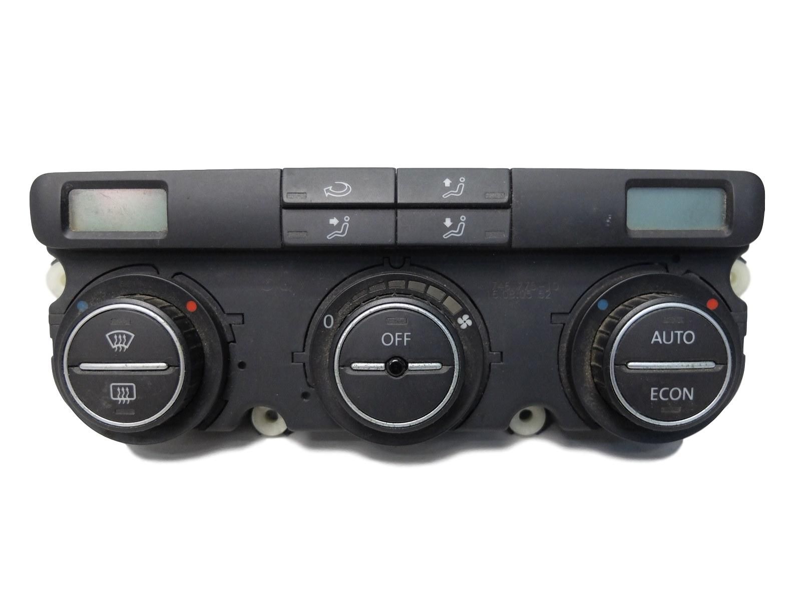 Klimabedienteil Sitzheizung Bedienung Climatronic 74677510 VW Passat B6 main product photo