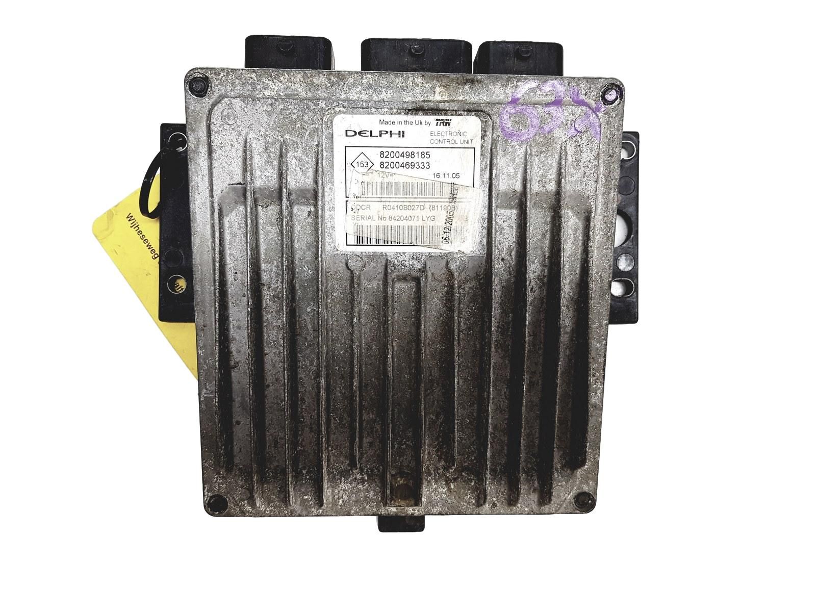 Steuergerät 8200498185 8200469333 R0410B027D Renault Delphi 12184 main product photo