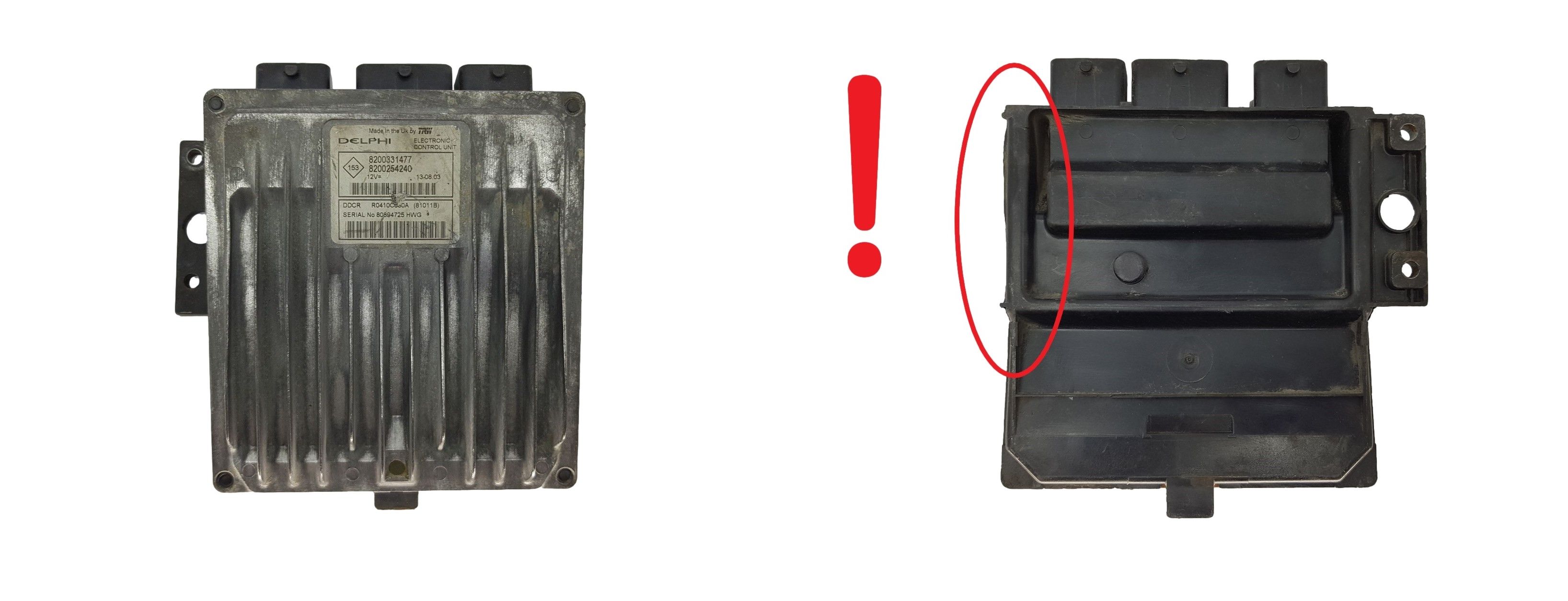 Steuergerät 8200331477 8200254240 R0410C080A Renault Delphi 13892 main product photo