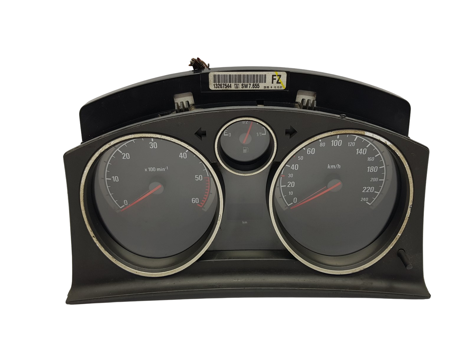 Tacho Kombiinstrument Opel 13267544FZ Astra H Zafira B 2305 main product photo