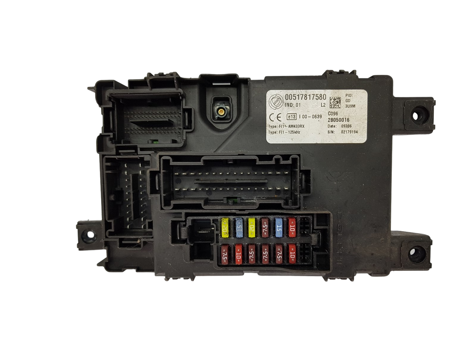 Sicherungskasten Relaiskasten Fiat 00517817580 28050016 Delphi 18872 main product photo