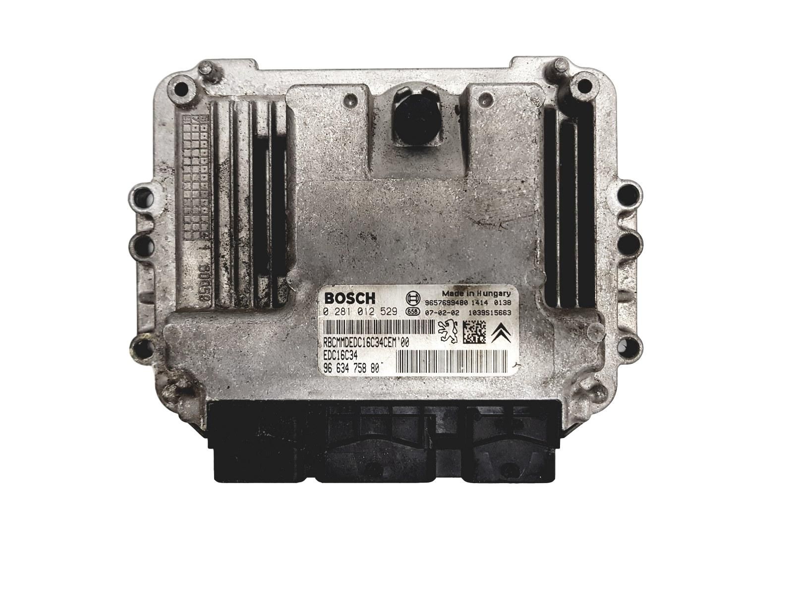 Steuergerät 0281012529 9663475880 9657699480 PSA Bosch 3105 main product photo