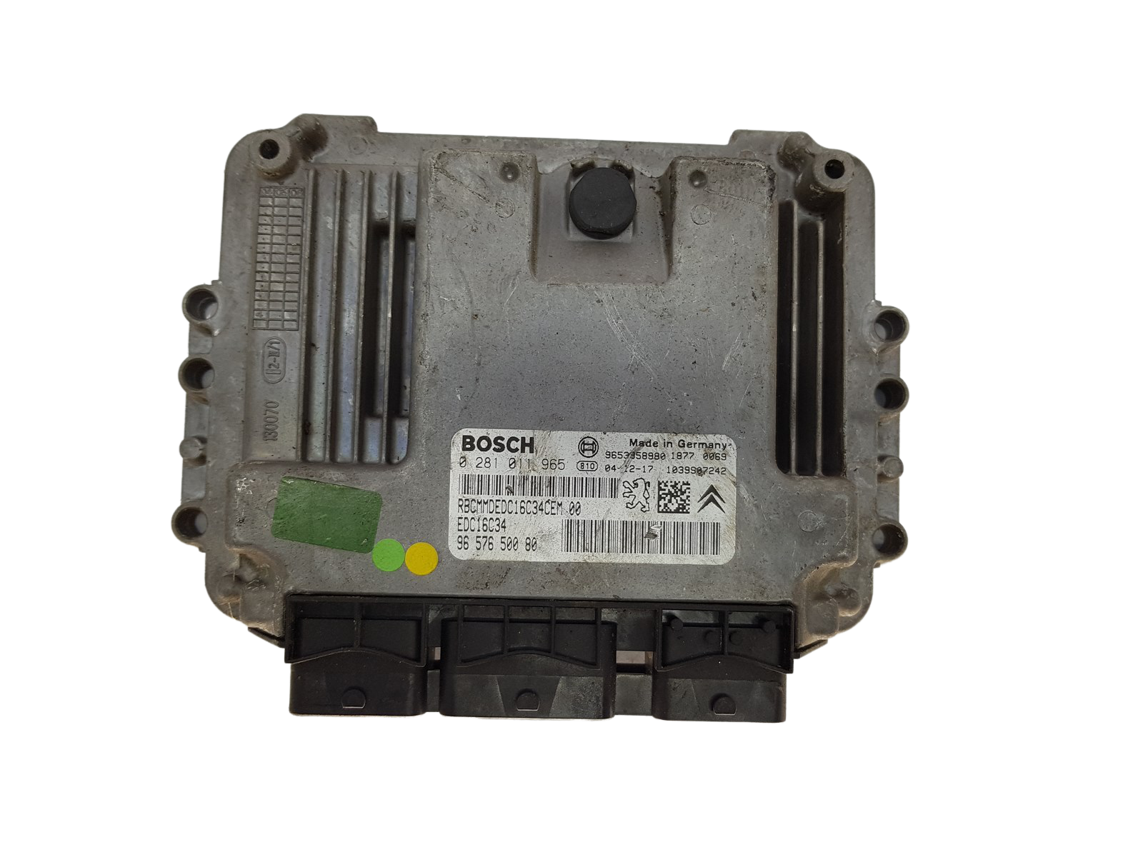 Steuergerät 9657650080 0281011965 9653958980 PSA Bosch 14483 main product photo