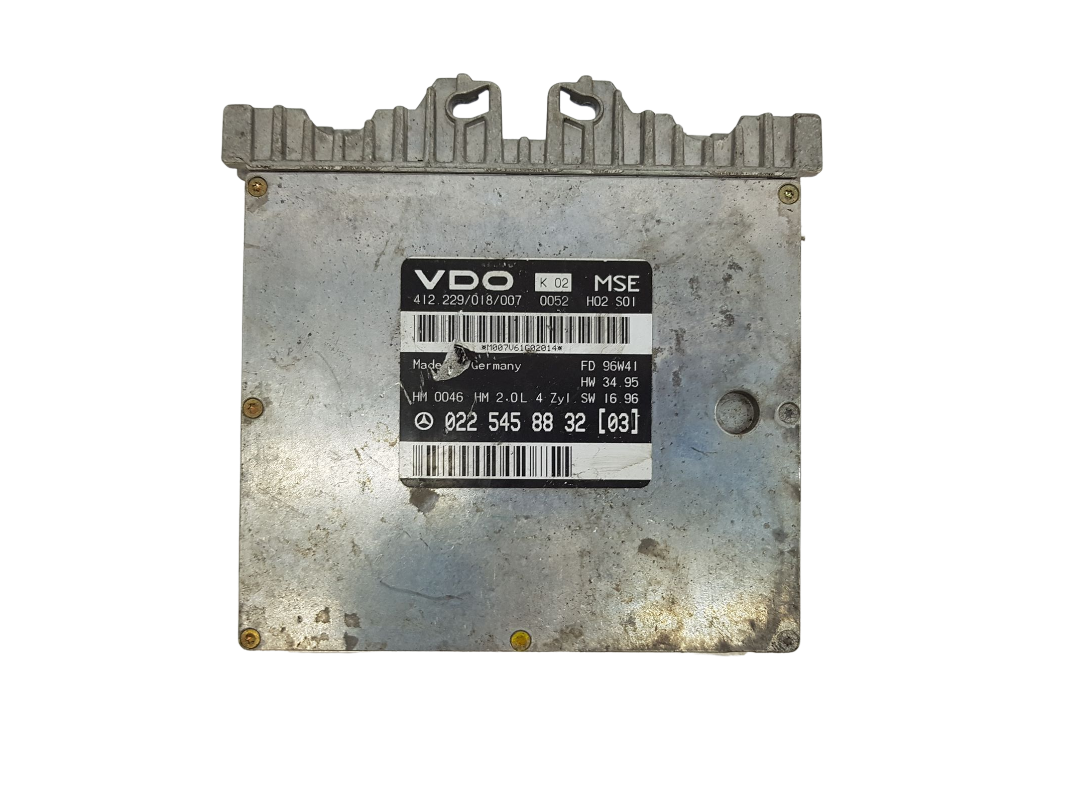 Steuergerät 0225458832 412.229/018/007 Mercedes VDO 15208 main product photo