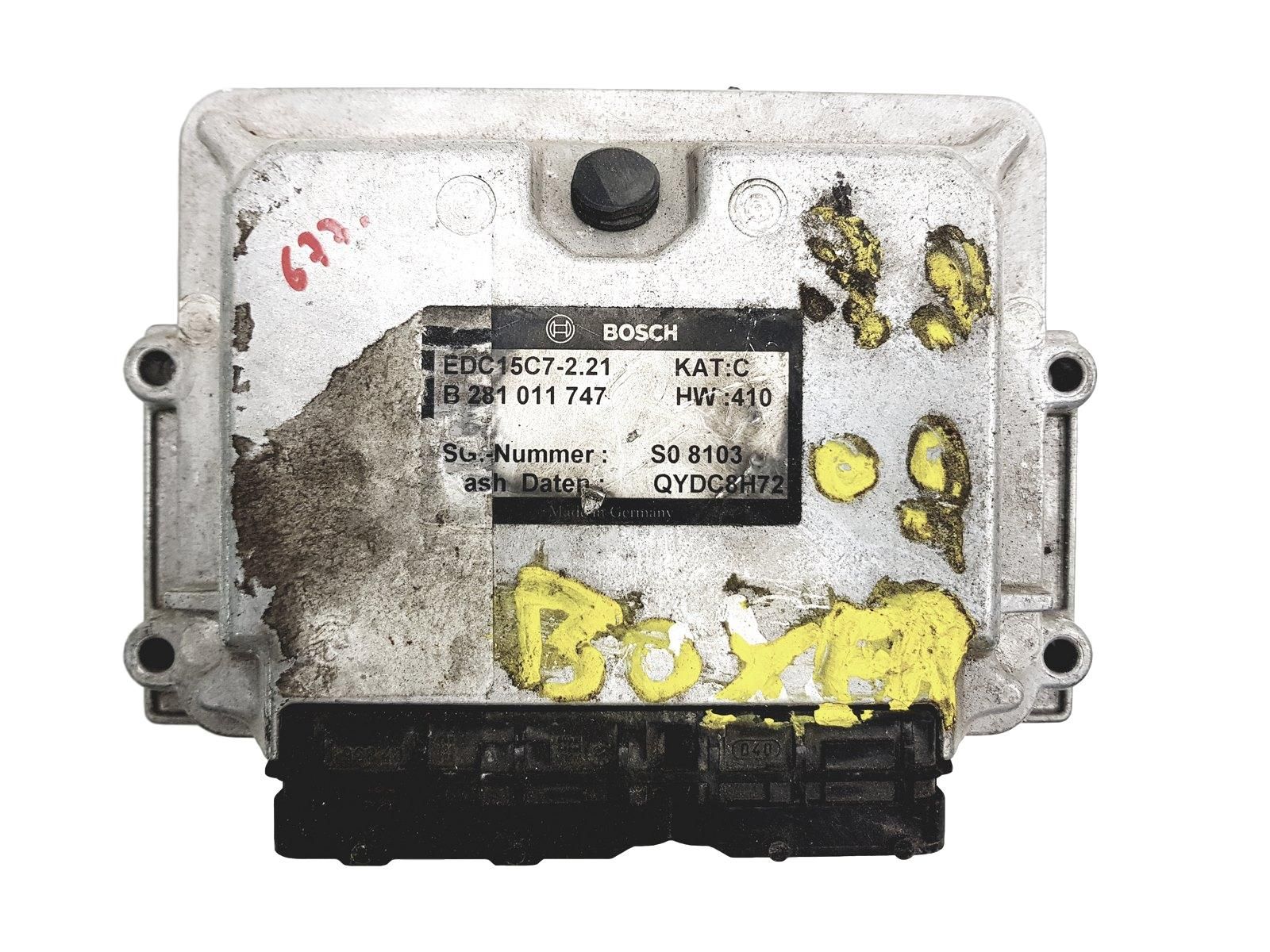 Steuergerät EDC15C7-2.21 Boxer Ducato Jumper main product photo