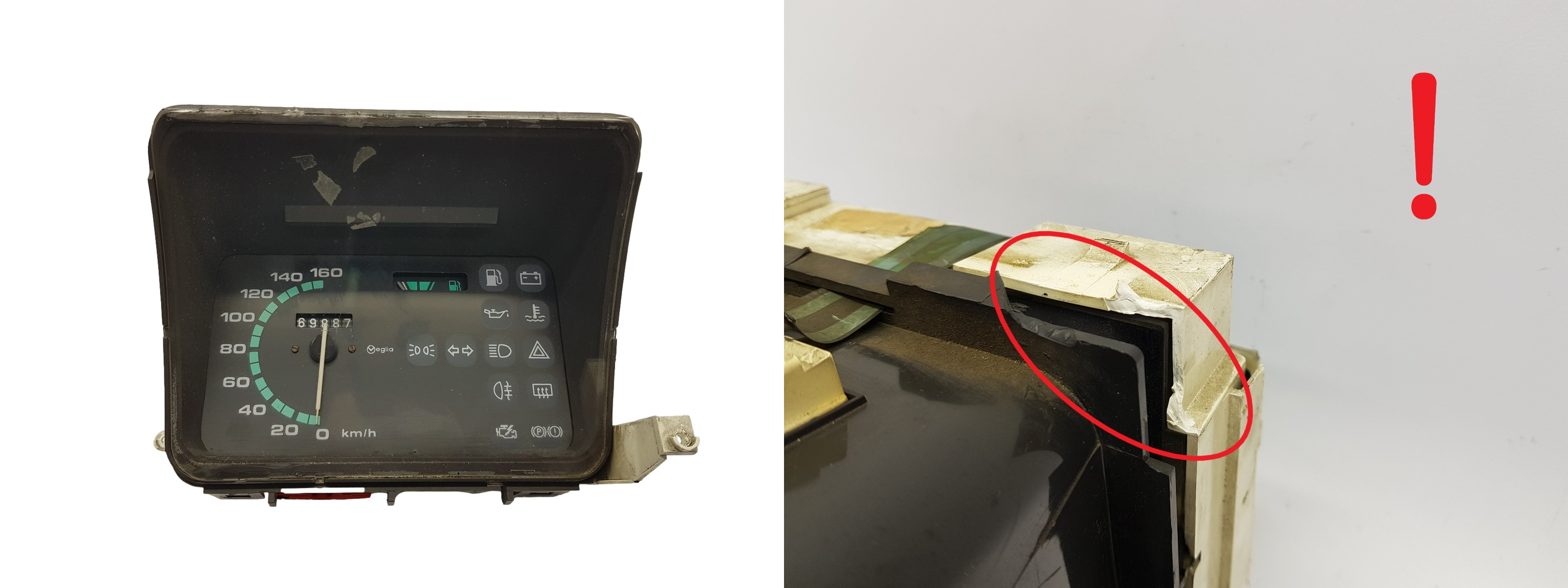 Tacho Kombiinstrument Seat Marbella X0-39795620 X039795620 2669 main product photo