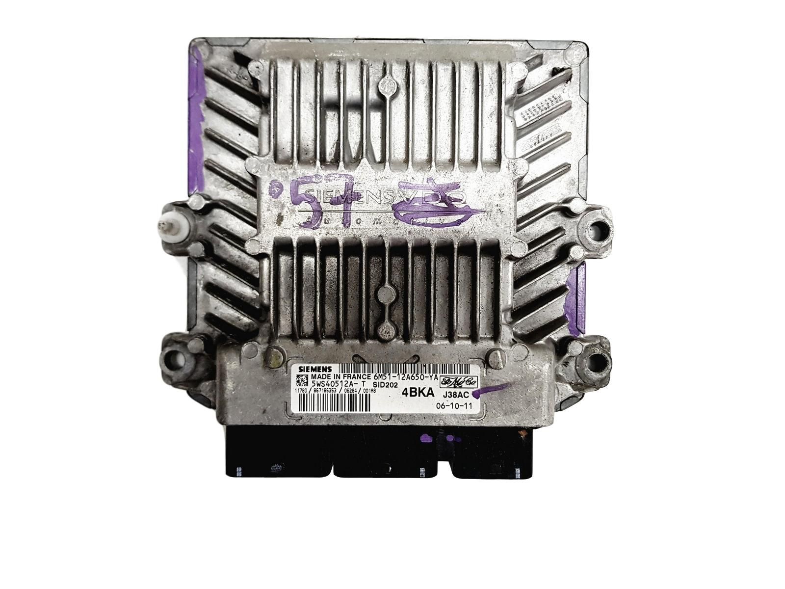 Steuergerät 6M51-12A650-YA 5WS40512A-T Ford Siemens main product photo