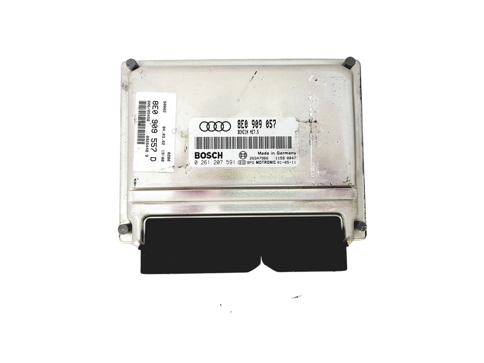 Steuergerät Audi 8E0909057 0261207591 Bosch main product photo