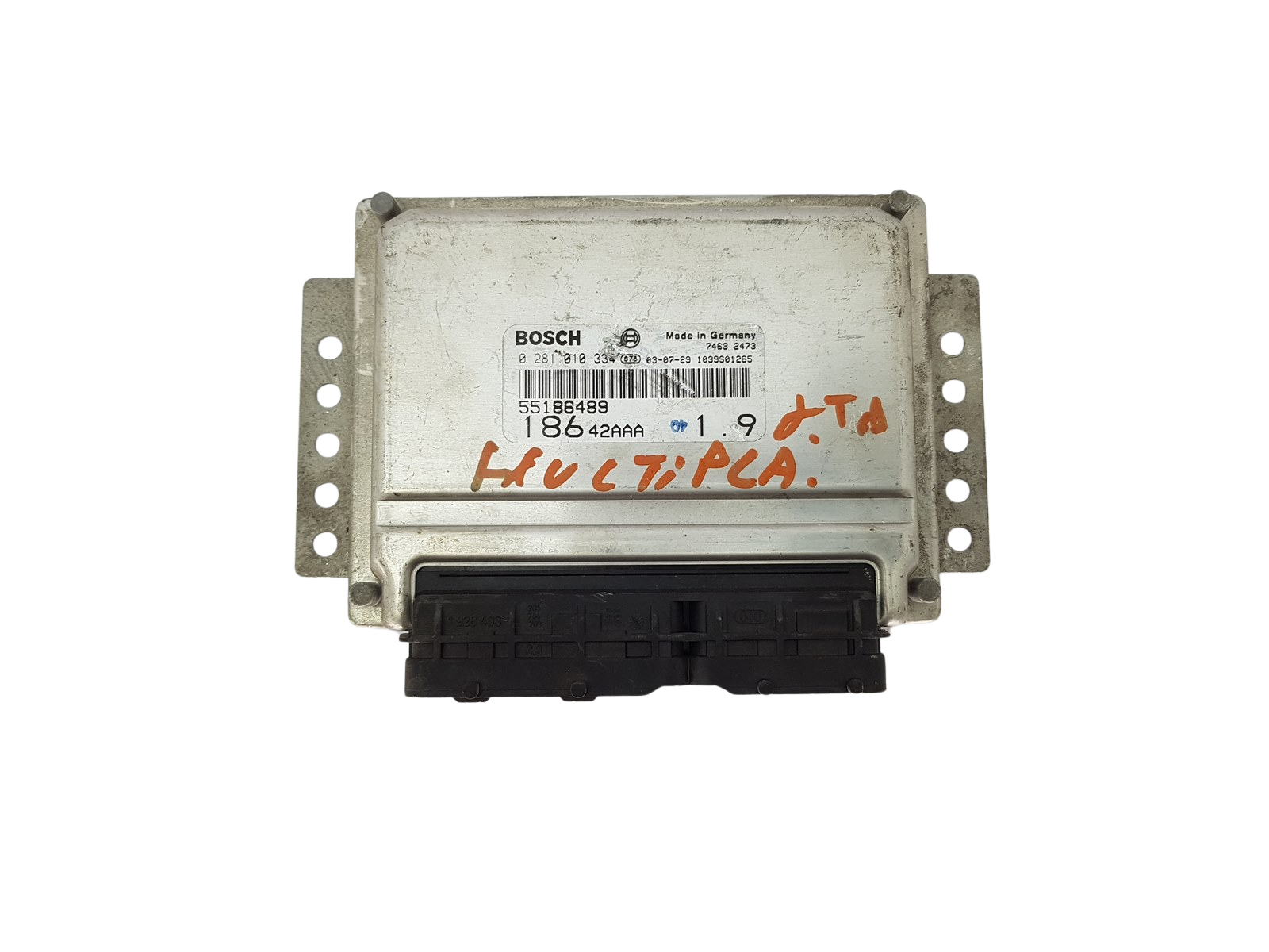 Steuergerät 55186489 0281010334 18642AAA Fiat Bosch 17815 main product photo