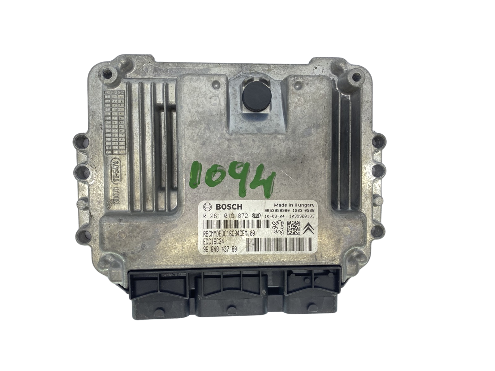 Steuergerät 0281013872 9664843780 9653958980 PSA Bosch 63371 main product photo