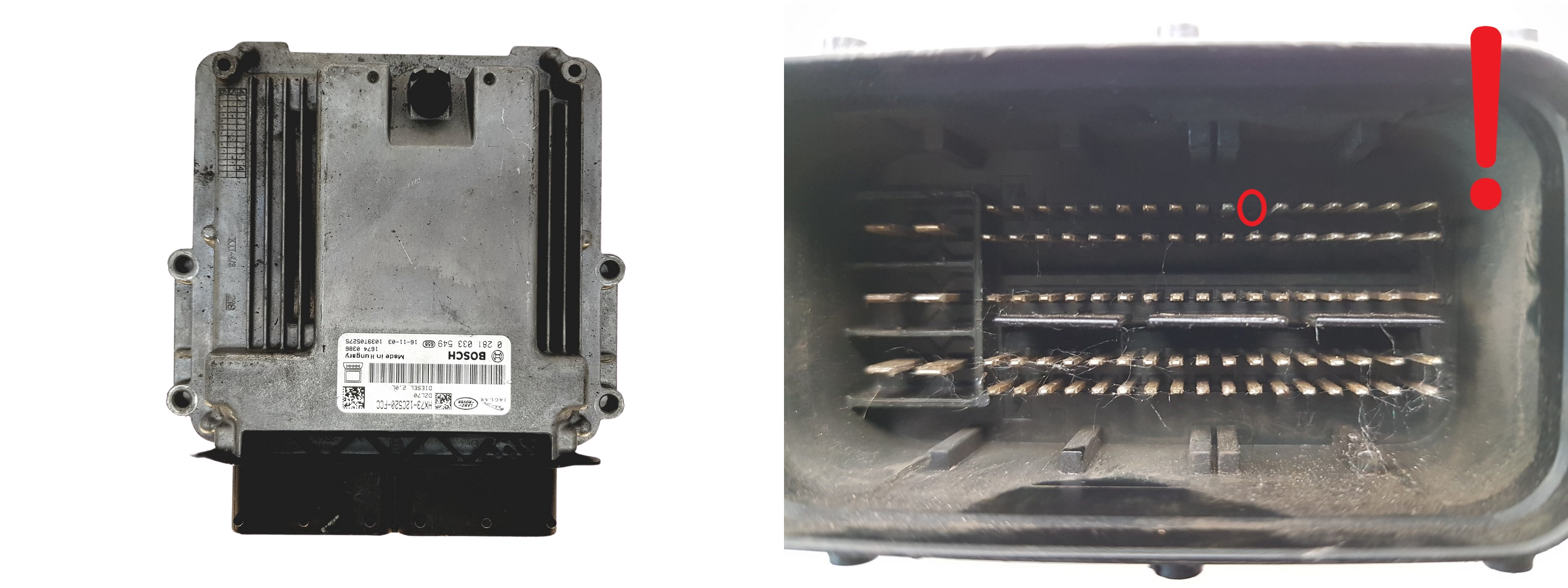 Steuergerät 0281033549 HX73-12C520-FCC Jaguar Land Rover Bosch 30576 main product photo