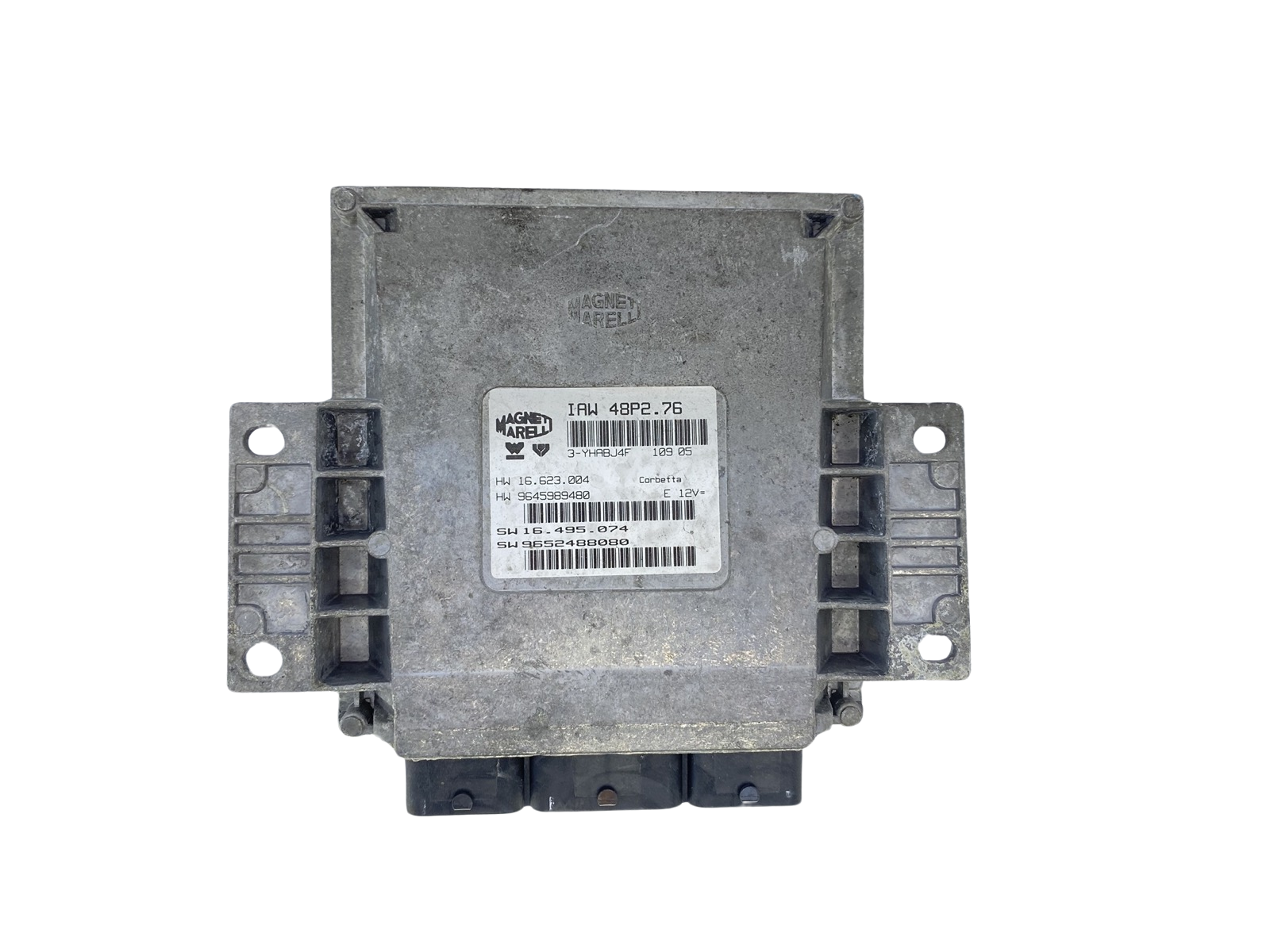 Steuergerät 9652488080 IAW48P2.76 9645989480 PSA Magneti Marelli 61294 main product photo