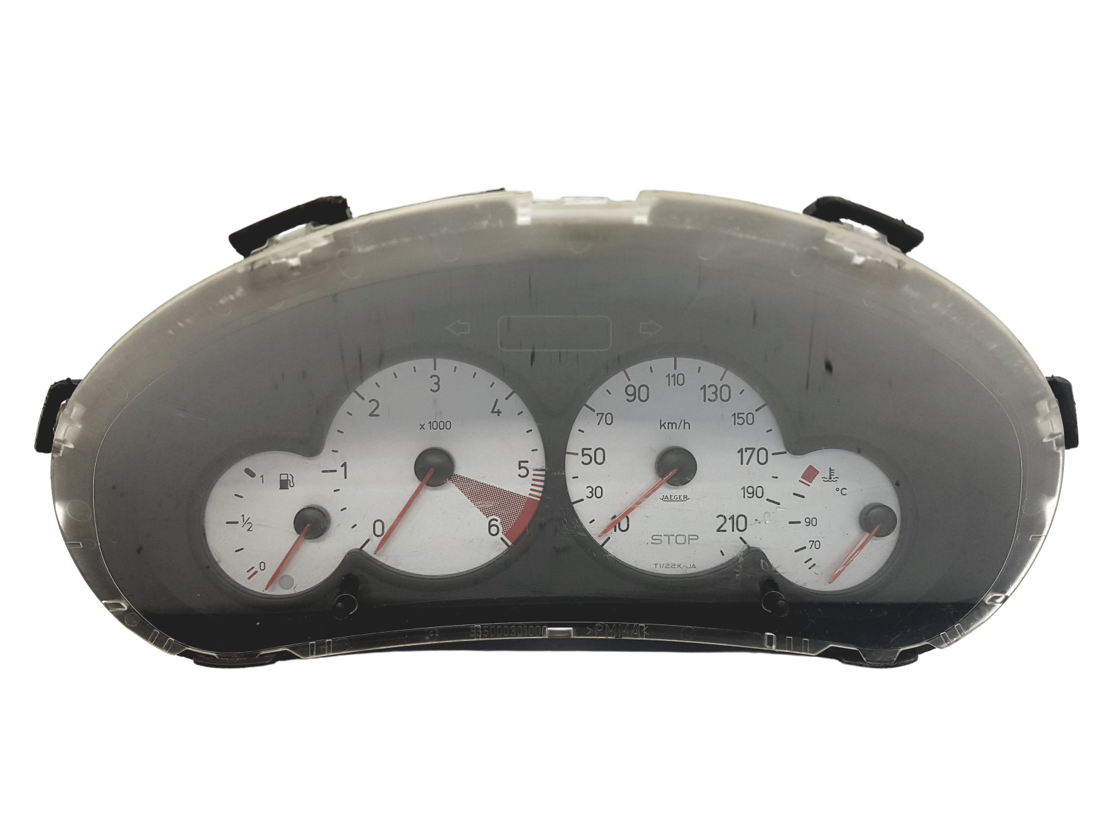 Tacho Kombiinstrument Peugeot 206 9656696280 000500809 43621 main product photo
