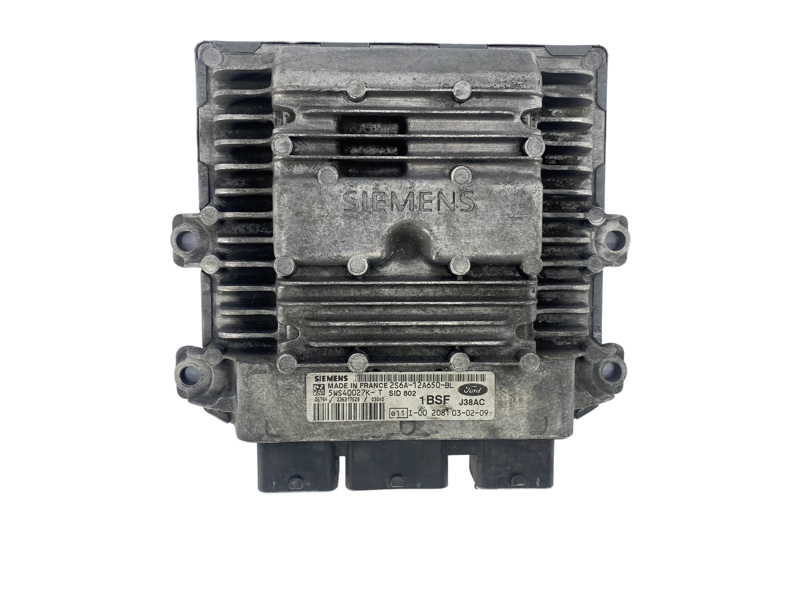 Steuergerät 2S6A-12A650-BL 5WS40027K-T SID 802 Ford Siemens 48182 main product photo