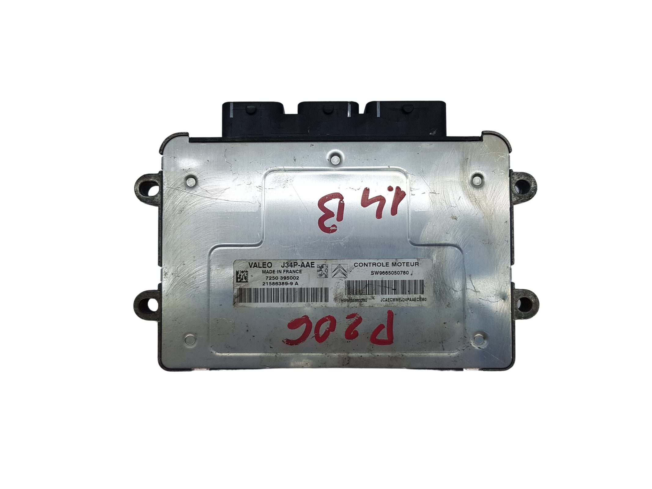 Steuergerät 9665050780 9655883280 21586389-9 A J34P-AAE PSA Valeo main product photo