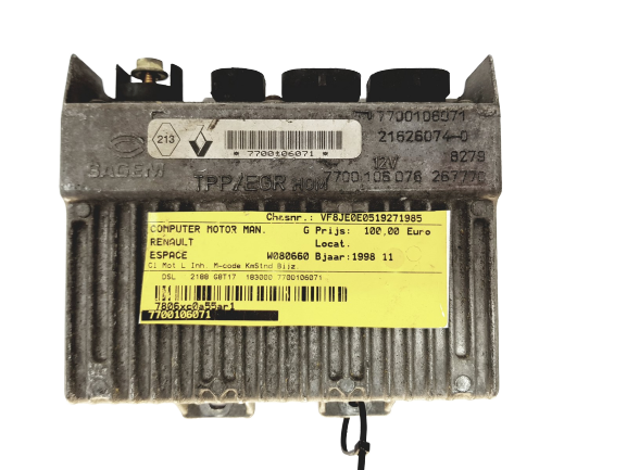 Steuergerät 7700106071 7700106078 21626074-0 Renault Sagem 19613 main product photo