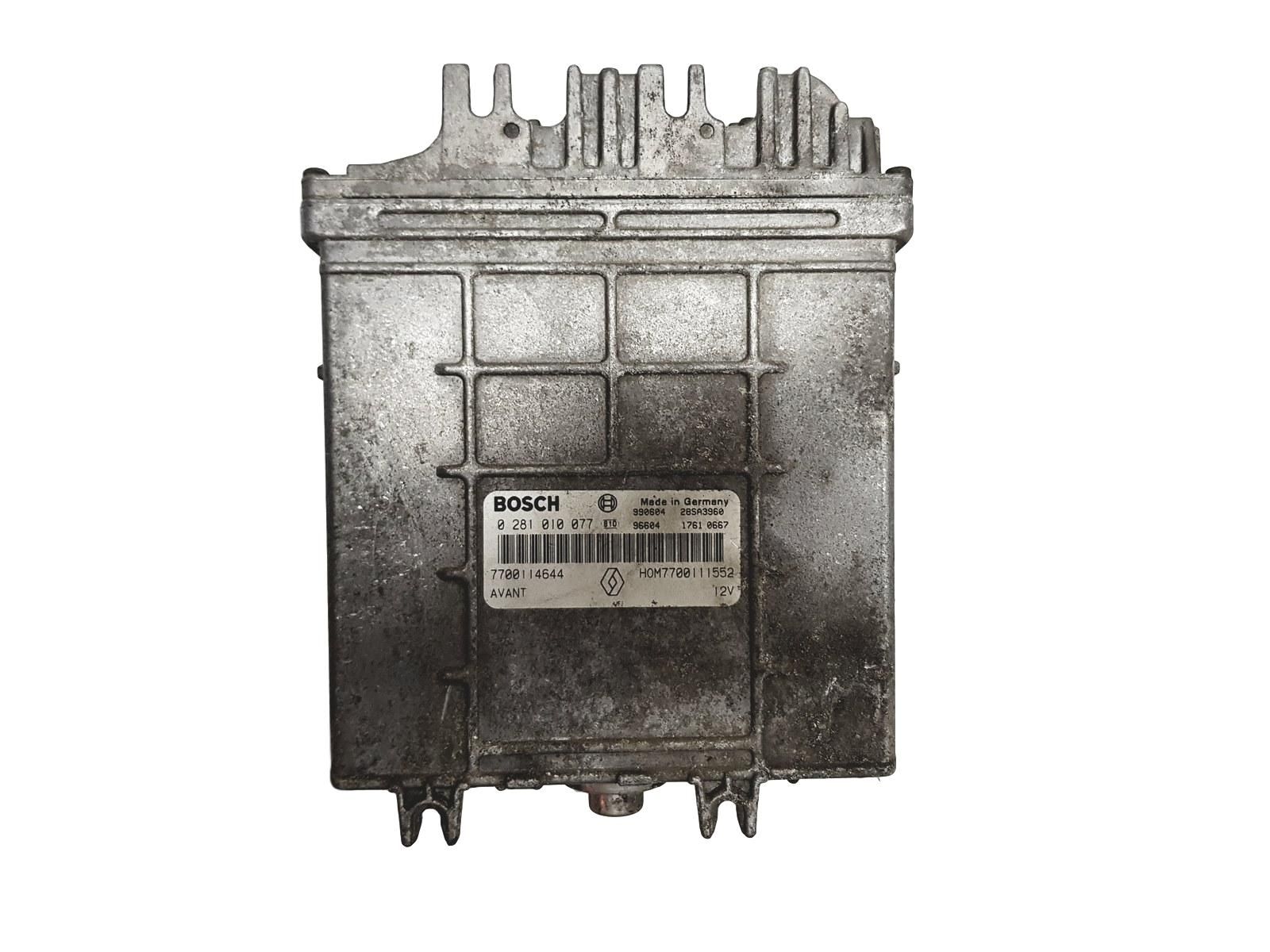 Steuergerät 0281010077 7700114644 7700111552 Renault Bosch 12468 main product photo