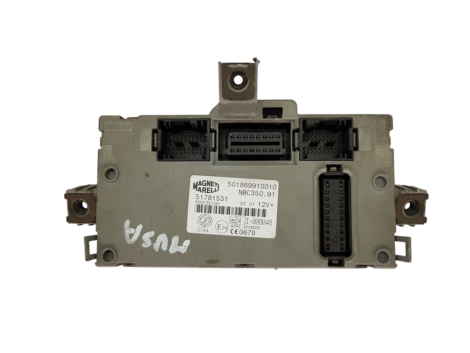 Steuergerät BSI Fiat 51781531 501869910010 NBC350.91 Magneti Marelli 19906 main product photo