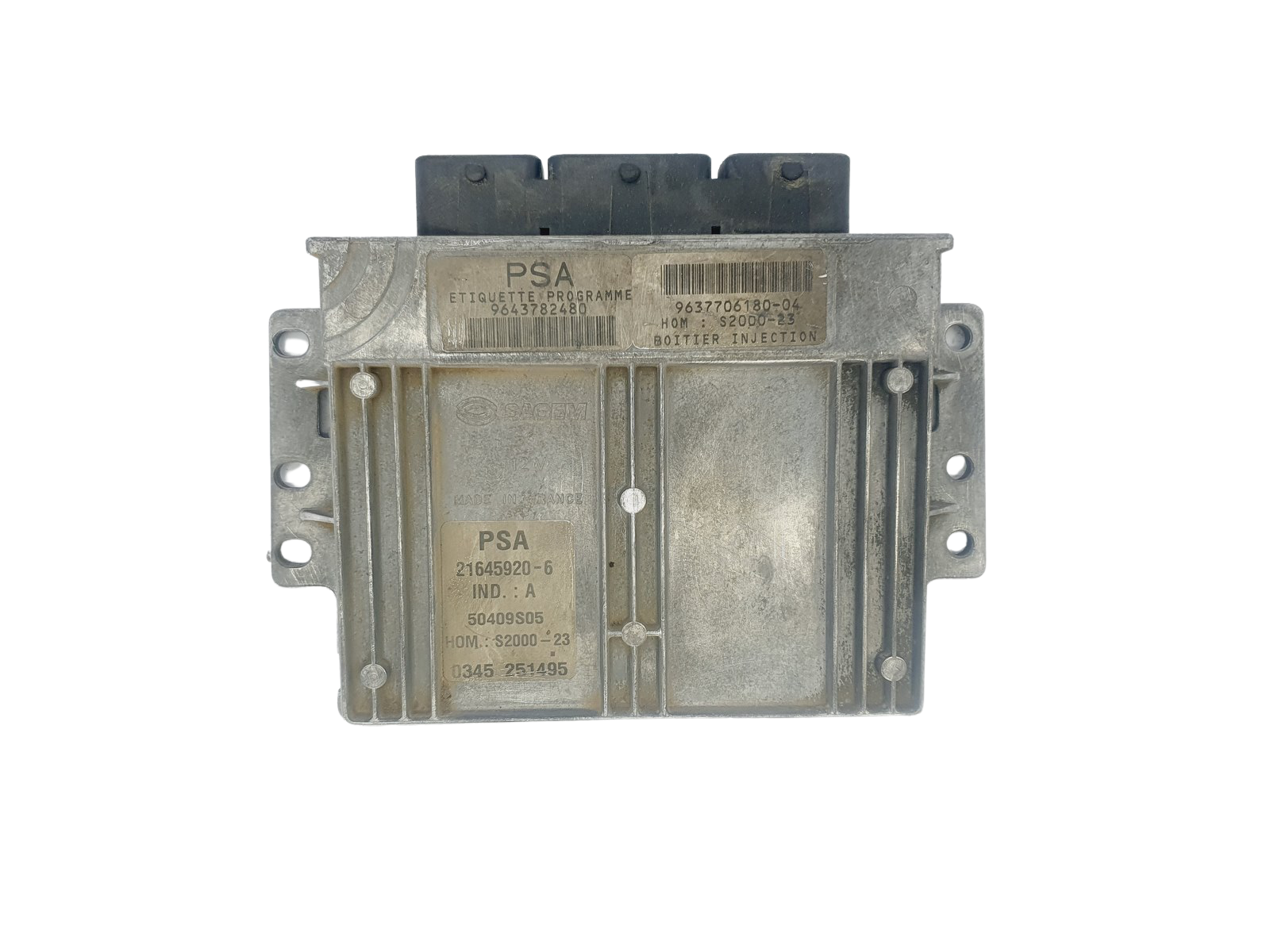Steuergerät 9643782480 9637706180-04 21645920-6 PSA Sagem 42551 main product photo