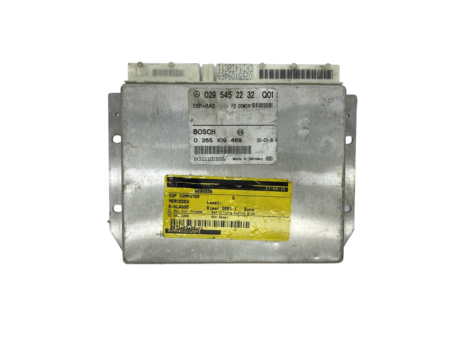 Steuergerät ESP 0295452232 0265109469 Mercedes Bosch 57246 main product photo