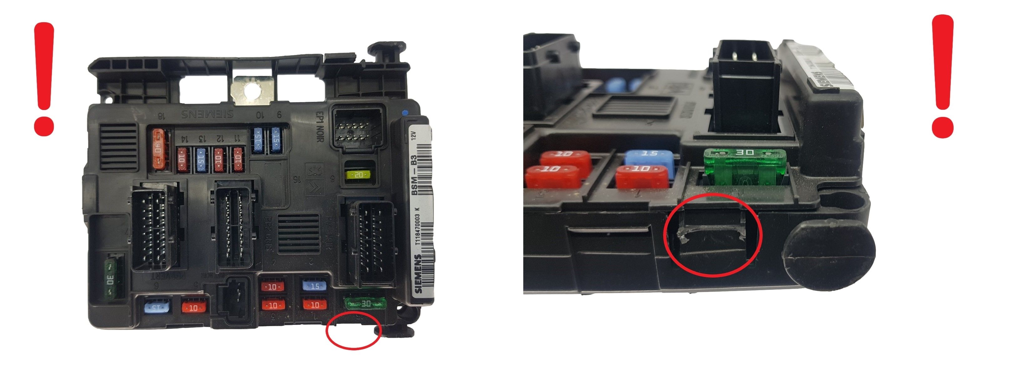 Steuergerät BSM-B3 9650618480 T118470003K PSA Siemens 1917 main product photo